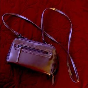 Rose gold and burgundy wallet/purse